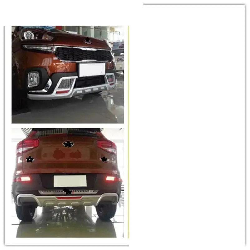 Personalized Modification Decoration Mouldings Automobile Rear Diffuser Front Lip Tunning Car Styling Bumper 17 FOR Kia Seltos | Автомобили