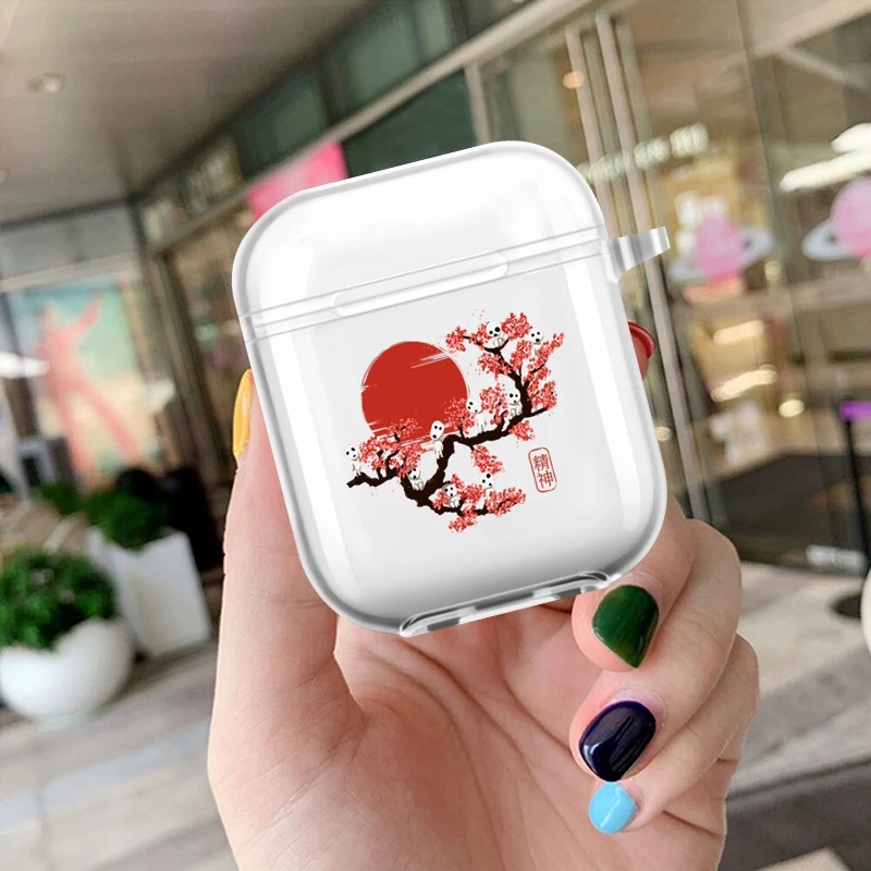 

Cute Cartoon Totoro Studio Ghibli Miyazaki Case For Apple Airpods Pro 1 2 Wireless Earphone Accessories Clear SoftSilicone Cover