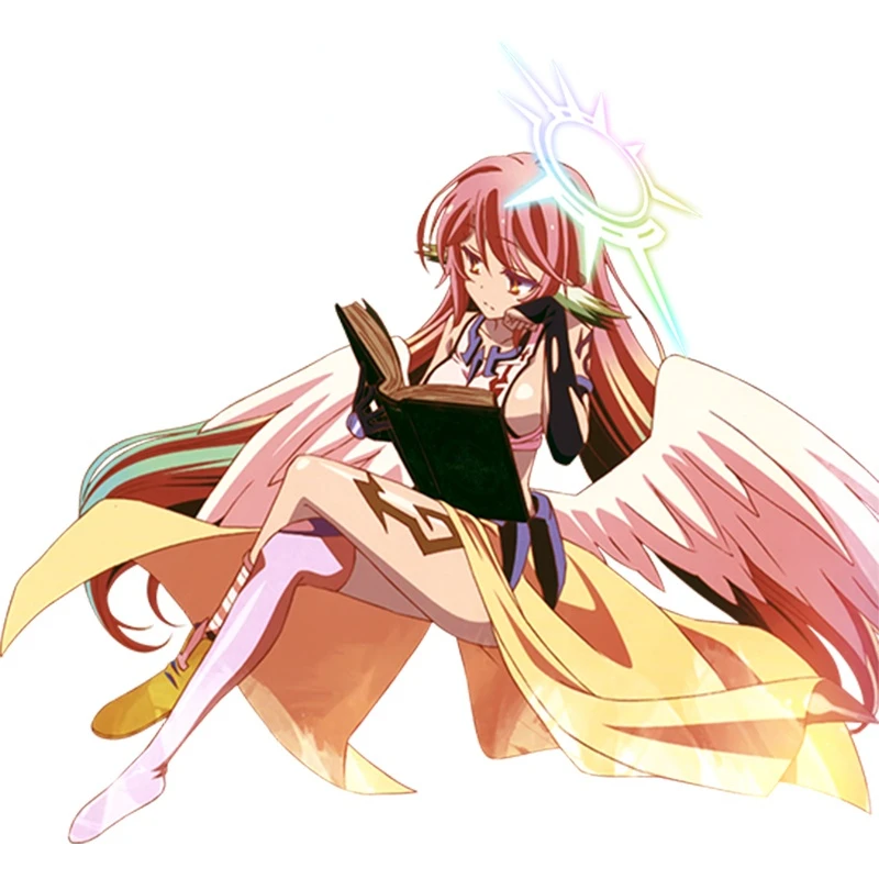 

Creative Sexy Car Stickers Beauty Goddess No Game No Life Jibril Anime Decal Decor for Motor Truck Window Decorative KK13cm