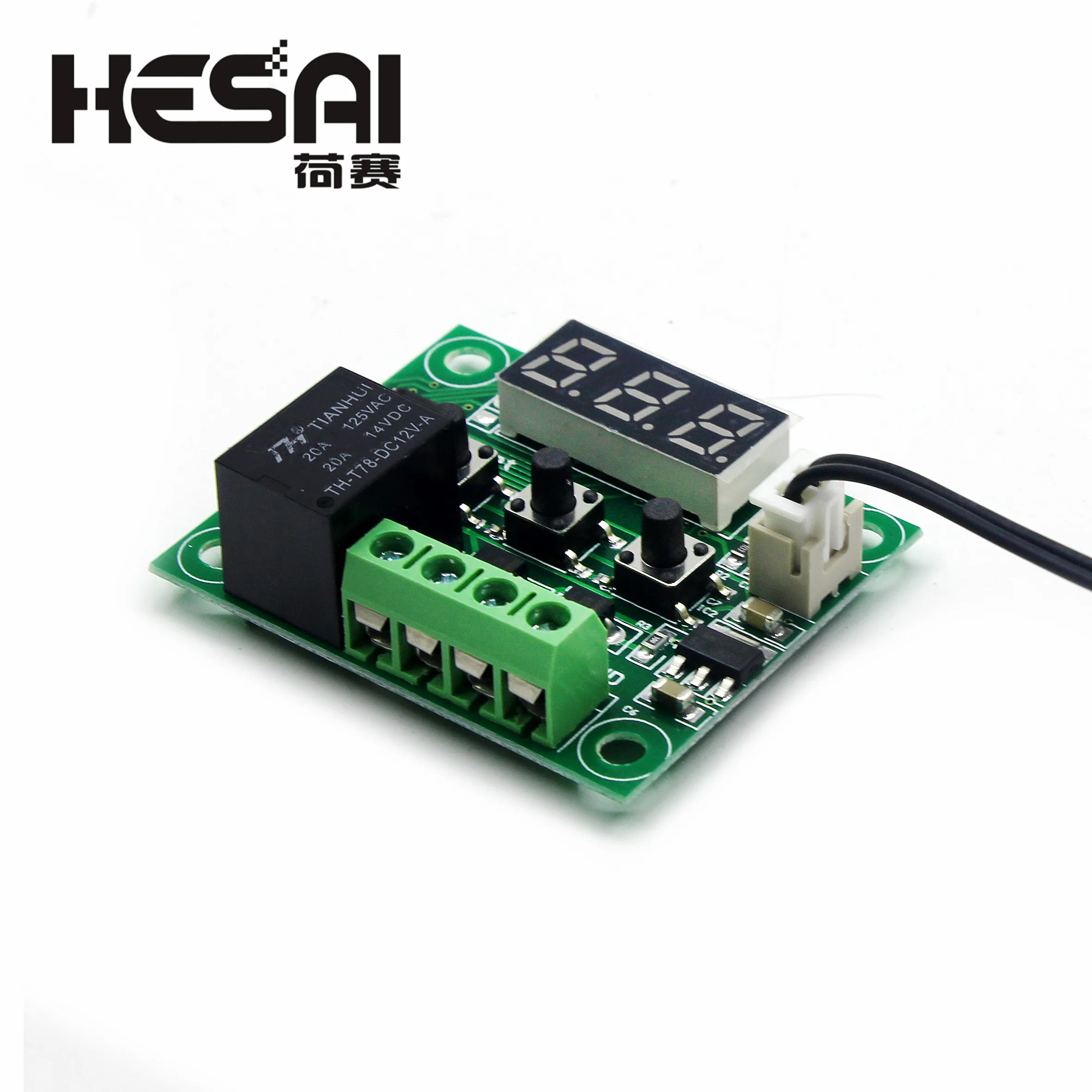 W1209 DC 12V Цифровой термостат с термостатом и температурой температуры