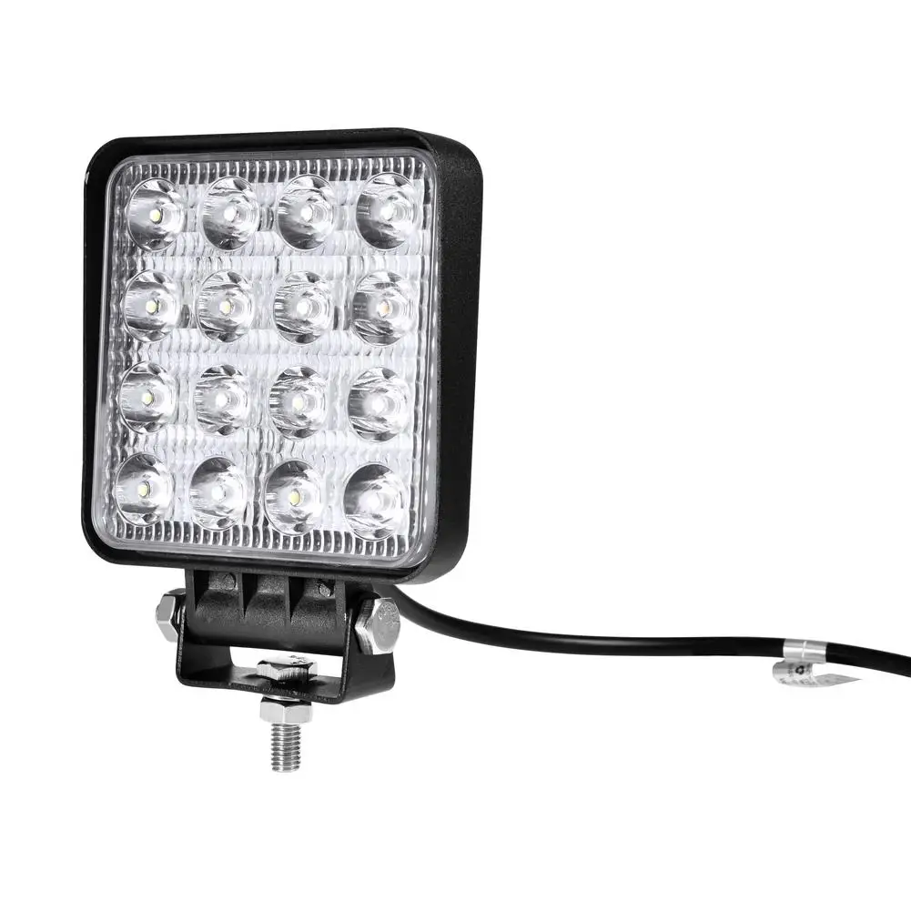 

6000-6500K Mini 9LED 27W LED Work Light Bar Square Spotlight 12V 24V Offroad LED Light Bar For Truck Offroad Car SUV ATV