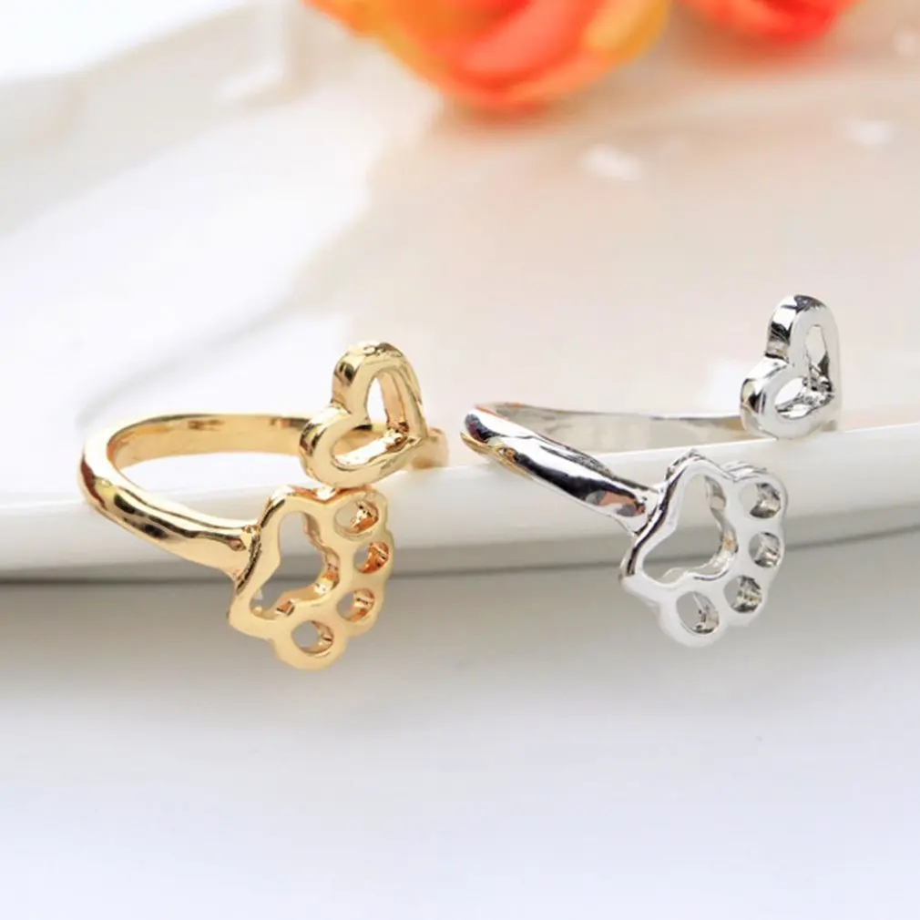 Стильные регулируемые полые кольца GENBOLI из металлического сплава искусственное