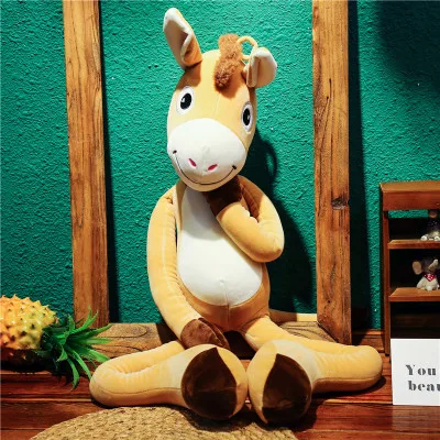 Длинная пуховая хлопковая озорная кукла Ослик плюшевые мягкие детские игрушки с