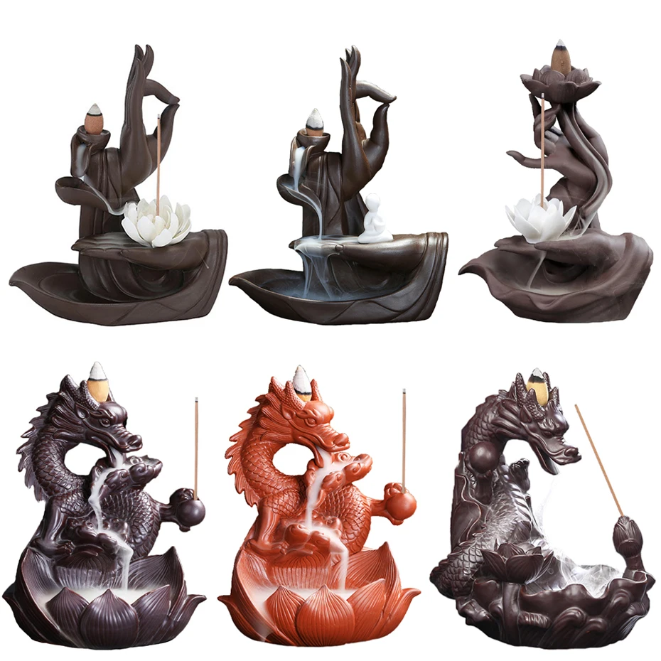 Горелка для благовоний dragon горелка Водопад дзен фонтан подставка офиса и дома