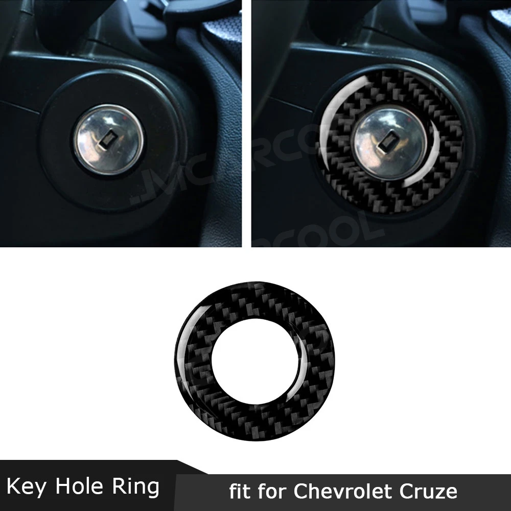 Автомобильное кольцо для ключа зажигания отделка из углеродного волокна