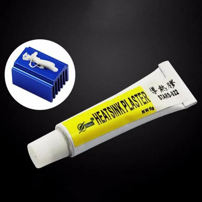 

Compound Silicone Scraper Heatsink Plaster Thermal Cooler Adhesive Glue GPU Conductive Graphics Cooling CPU Glue Paste Sili I8Q9