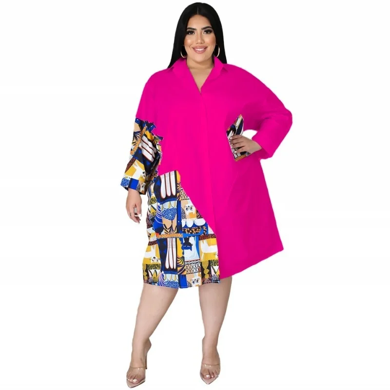 Новые модные африканские платья с длинным рукавом для женщин лето осень Дашики