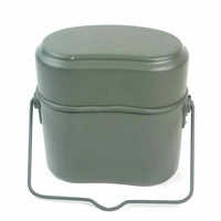 3 in 1 aluminum camping lunch box army canteen cup pot for picnic travel water cup bowl outdoor military cooking cookware set