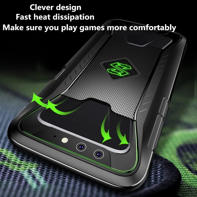 Модный Для Xiaomi Black Shark игровой чехол для телефона TPU Защитный чехол для Xiaomi черный чехол с акулой Гибридный противоударный защитный чехол