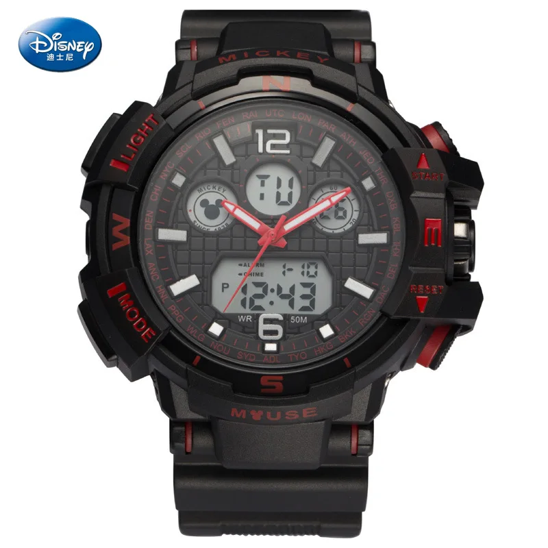 

Disney children's watch boy waterproof night light sports electronic watch Mickey Mouse