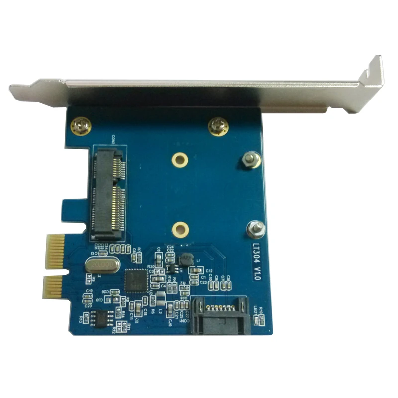 PCI-E PCIe к mSATA SSD и SATA 3 0 комбинированный расширитель адаптер карта 6 Гбит/с SATA3 SATAIII