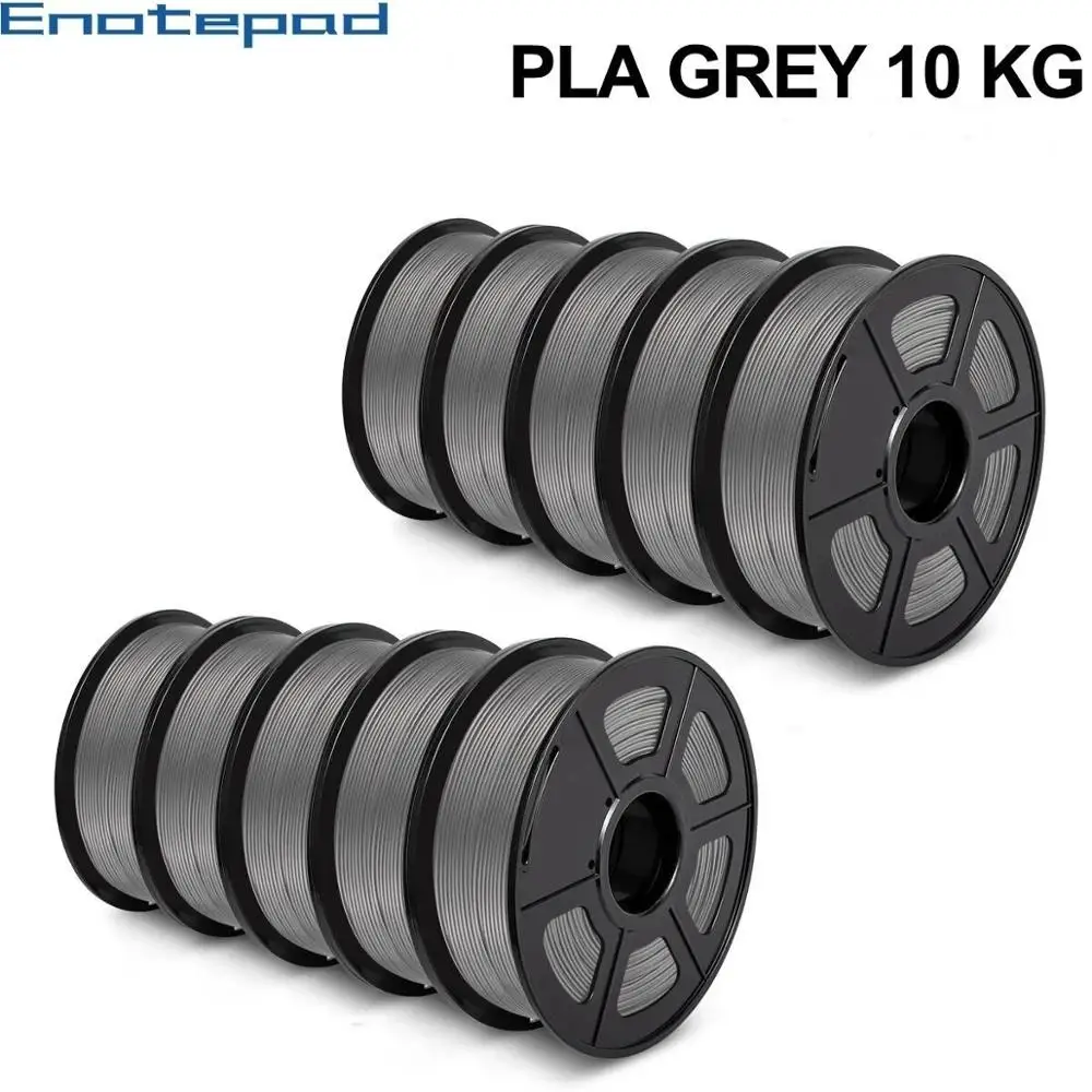 Enotepad PETG PLA 10 рулонов 1 75 мм погрешность +/ 0 02 3D нити с катушки Пластик для FDM ручки