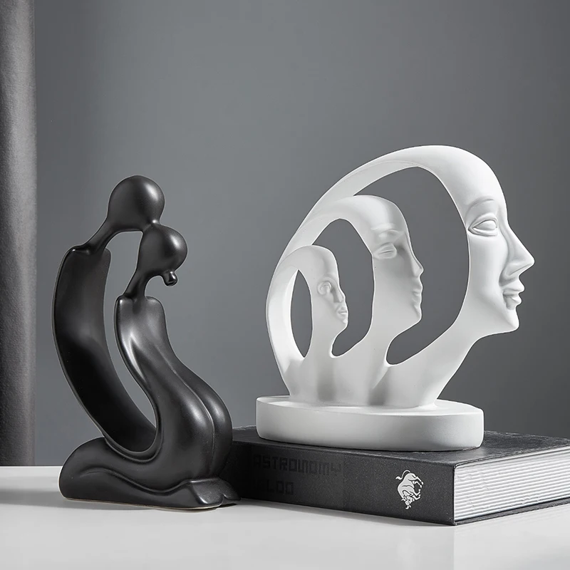 

Nordic Creative Abstract Art Resin Character Crafts Living Room Entrance Office Model Room Decoration Decoration