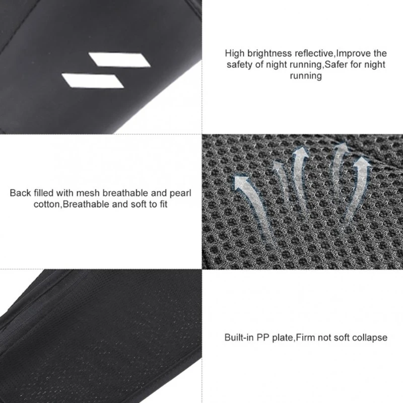 

Nylon Cover Pearl Cotton Filling Sports Water Bottle Waist Bag Bike Kettle Pack Belt Bicycle Cycling Running Climbing Gym
