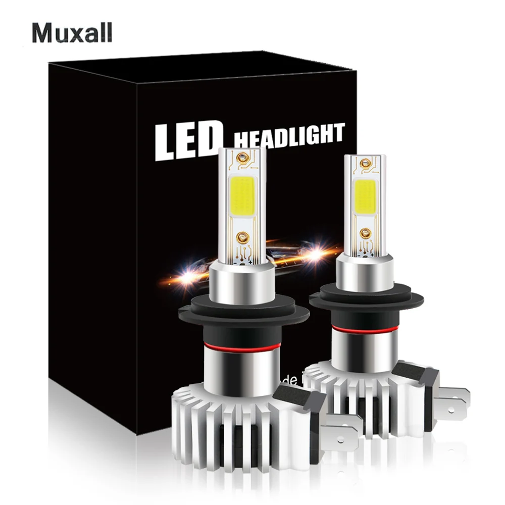 

Muxall H7 H11 H8 H1 881 Turbo LED Car Fog Lights 80W12000LM 3000K 6000K H3 9005 9006 Cooling Fan Led Headlight Bulbs Lamps