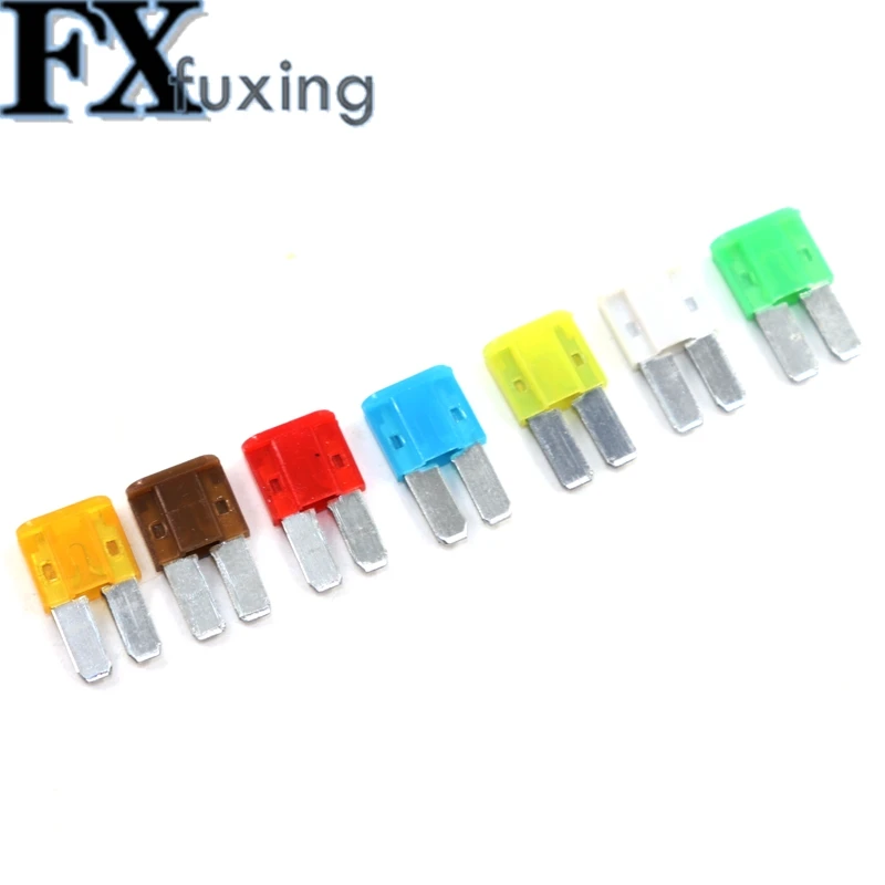 10 шт. 5A 7.5A 10A 20A 25A 30A AMP Micro 2 визуально удлиняющие ноги предохранитель 9 мм х 15 5 Мини M2