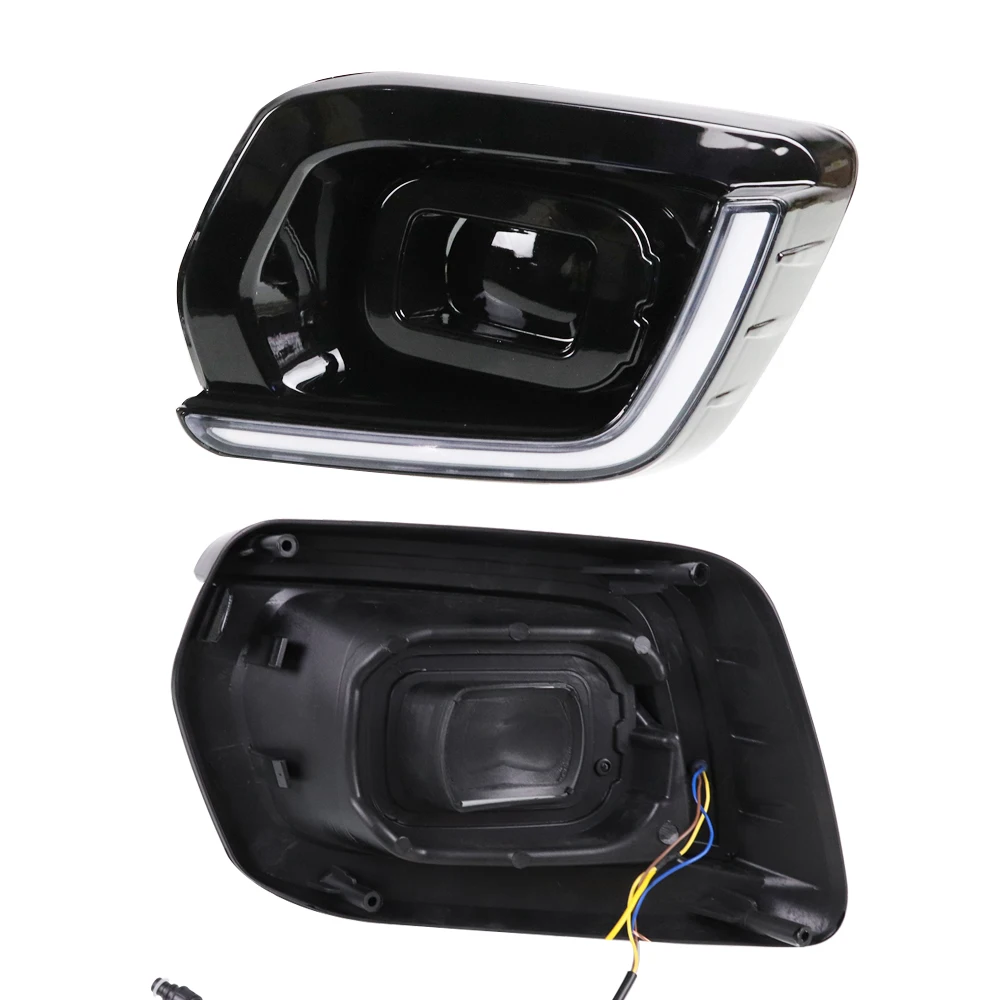 CSCSNL 2Pcs DRL Fog Lamp for Ford Ranger Wildtrak 2019 2020 LED Daytime Running Light Day with Turn Signal | Автомобили и