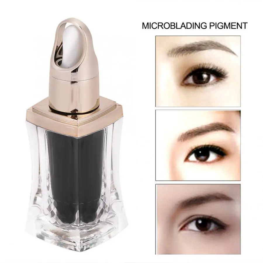 Тушь для бровей 4 цвета пигмент микроблейдинга Полупостоянный Макияж губ линии