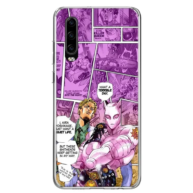 jojo bizarre adventur anime phone case for huawei p30 p20 p40 p50 mate 40 30 20 10 pro p10 lite customized gift coque cover free global shipping