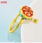 S925 Стерлинговое Серебро, Национальный Ветер буддизм, мантра из шести символов, Южно-красный, вращение, цилиндр, открытое женское кольцо