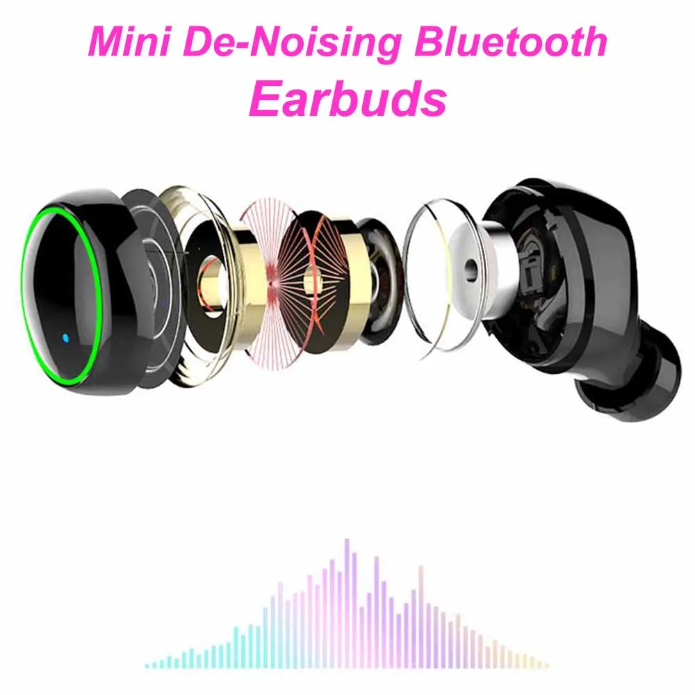 C5S TWS Bluetooth 5 0 HD стерео наушники мини беспроводные музыкальные портативные