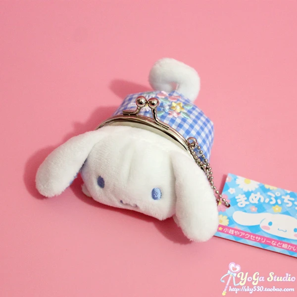 Хаки Sanrio, Hello Kitty My Melody Cinnamoroll Марка pom-Pom Purin мультфильм плюшевые сумки для монет милый кошелек Kawaii ключ сумка для девочек Подарки - Цвет: Хаки