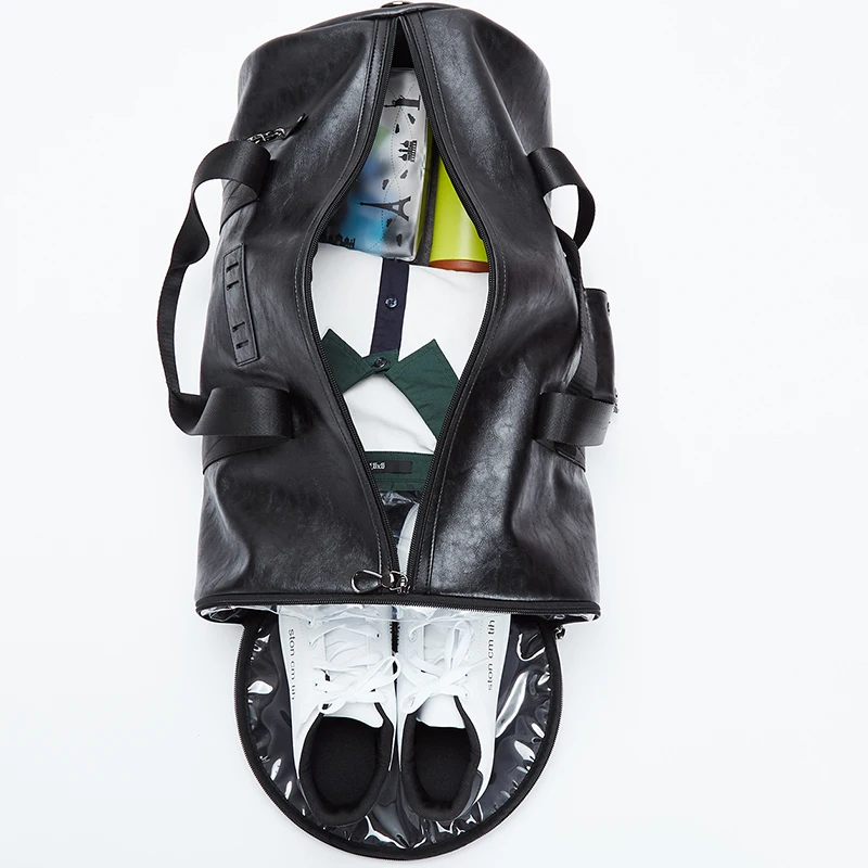 Мужские спортивные сумки для спортзала черная баскетбольная сумка тренировок