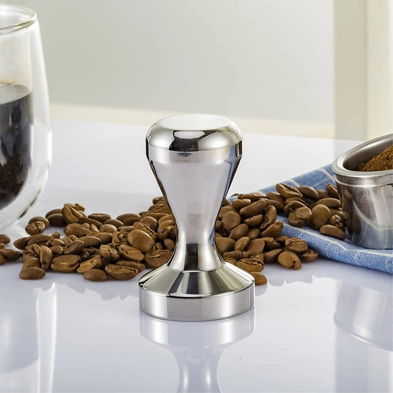 

Coffee Tamper 51Mm Espresso Coffee Stamp Coffee Press Stainless Steel with Tamper Mat for Coffee, Espresso, Tamping