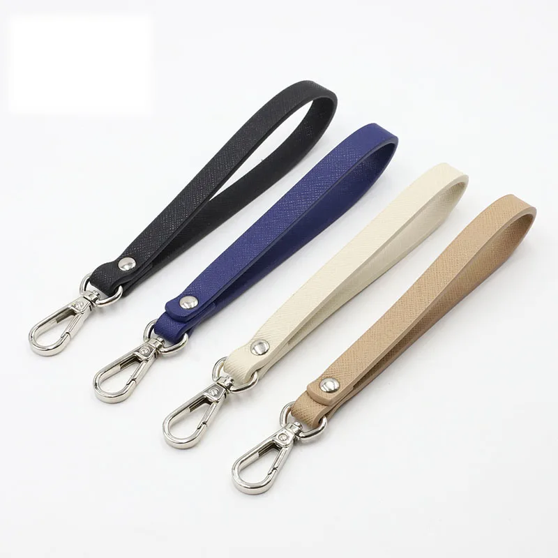 

New Fashion Waterproof PU Leather Wallet Strap Belt Portable Replaceable Handbag Metal Bag Wrist Strap Straps Key Belt