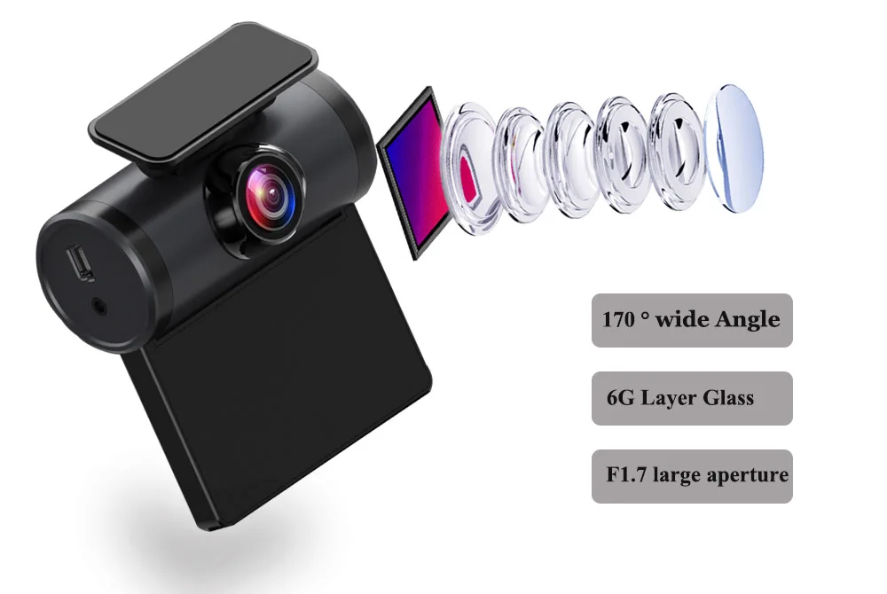 Conkim DVR видеорегистратор G200+ 1080P Full HD Wifi gps камера Автомобильный видеорегистратор Novatek чипы 170 градусов широкоугольный Автомобильный видеорегистратор