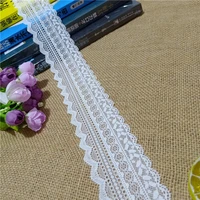 5 2cm s2705 doll accessories dress fabric mesh tulle elastic swiss red lace for crafts for diy sewing needlework material