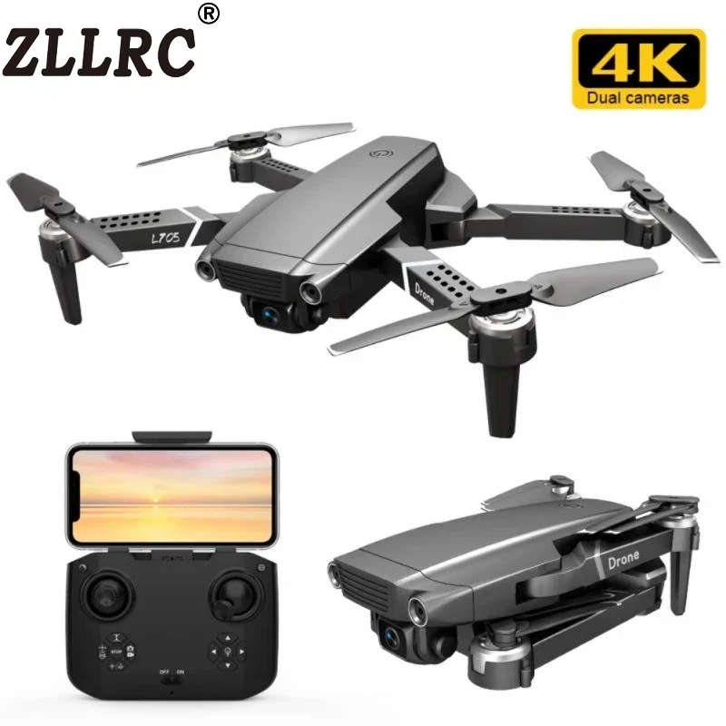 

ZLLRC L705 GPS-камера Дрон 4K двойная камера Профессиональная аэрофотосъемка складной мини-Квадрокоптер дроны игрушка подарок для детей