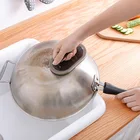 Губка-щетка с ручкой, 8 х14 х1.2 см, 1 шт.