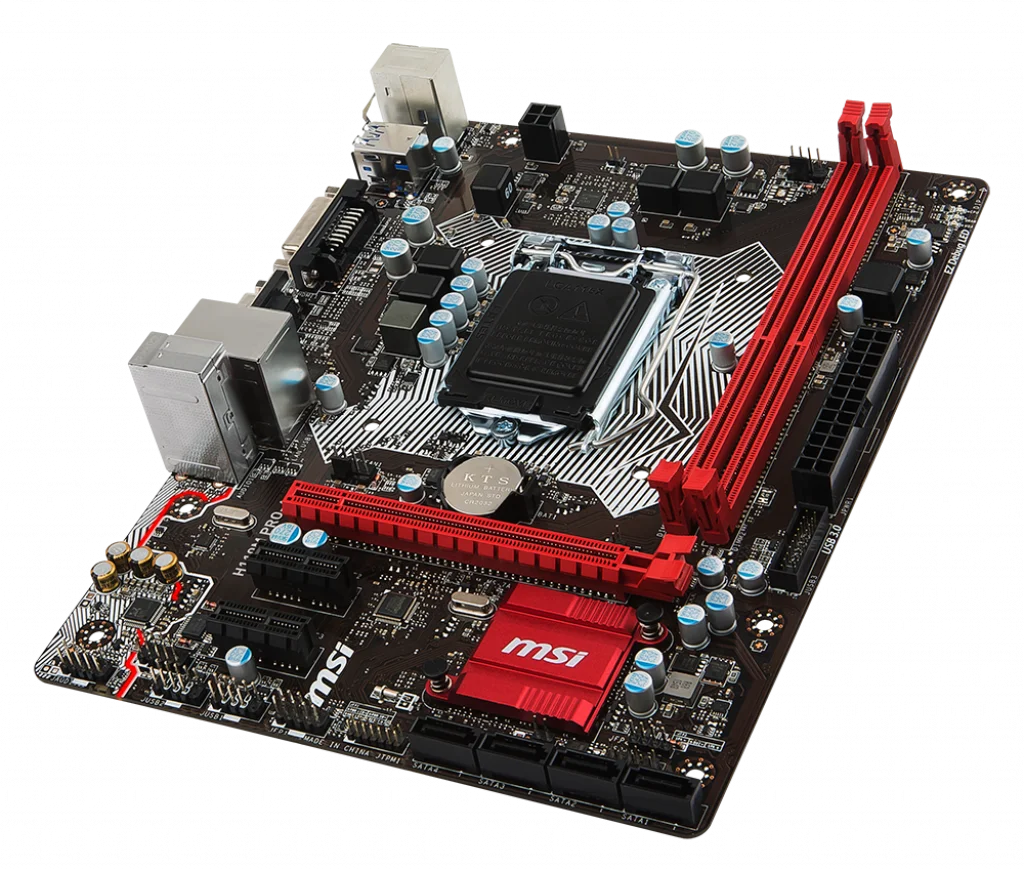 Материнские платы для настольных ПК MSI H110M LGA 1151/DDR4 Intel H110 поддерживает 6/7 SATA III
