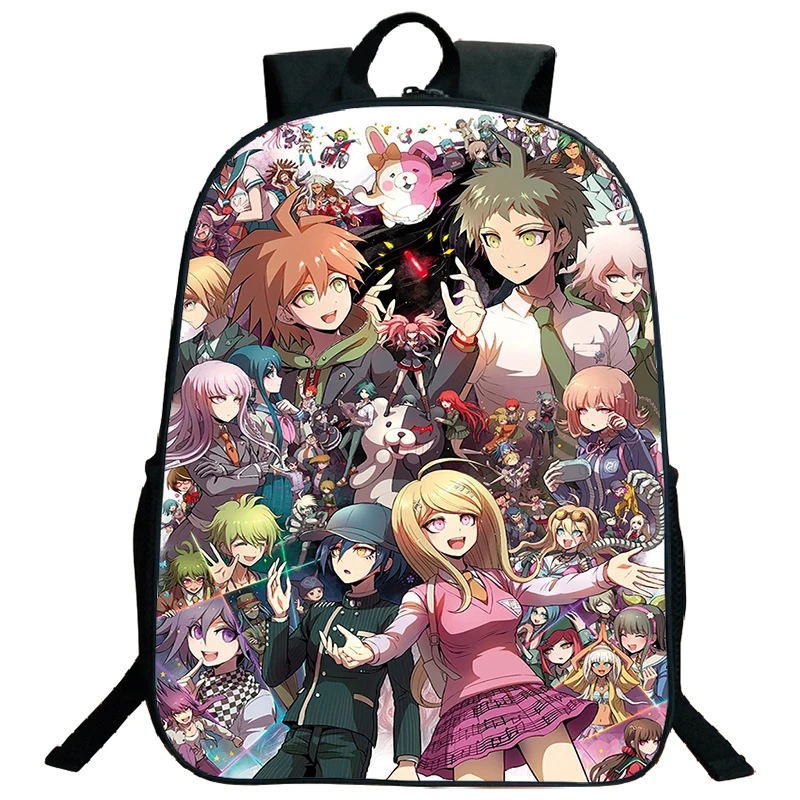 

Mochila Danganronpa Backpack kids boys girls School Bags Travel Bag Beautiful Students School Knapsack Teens laptop Backpacks