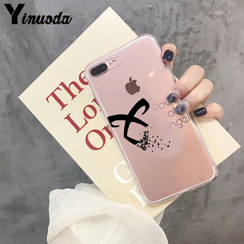 Yinuoda Shadowhunters Pattern Rubber Phone Accessories Cover for iPhone X XS MAX 6 6s 7 7plus 8 8Plus 5 5S SE XR 11 pro max