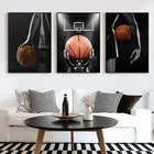 Постеры и принты для баскетбола, настенные художественные картины на холсте с изображением точки, баскетбольной мечты, для гостиной, украшение для дома