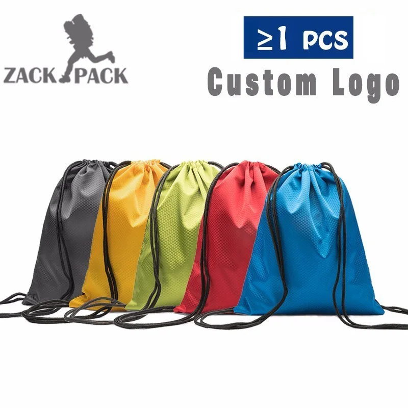 Водонепроницаемая сумка на шнурке 10 шт. рюкзак из ткани Оксфорд с индивидуальным