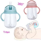 Силикагелевые чашки для кормления детей младенцев новорожденных детей Бутылочки для воды детская чашка для питья с соломинкой