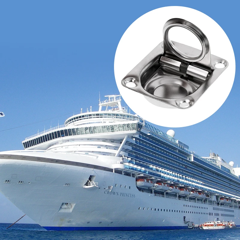 42x36 мм морской палубный Чехол ручка лодка люк шкаф ящик подъемная выдвижное