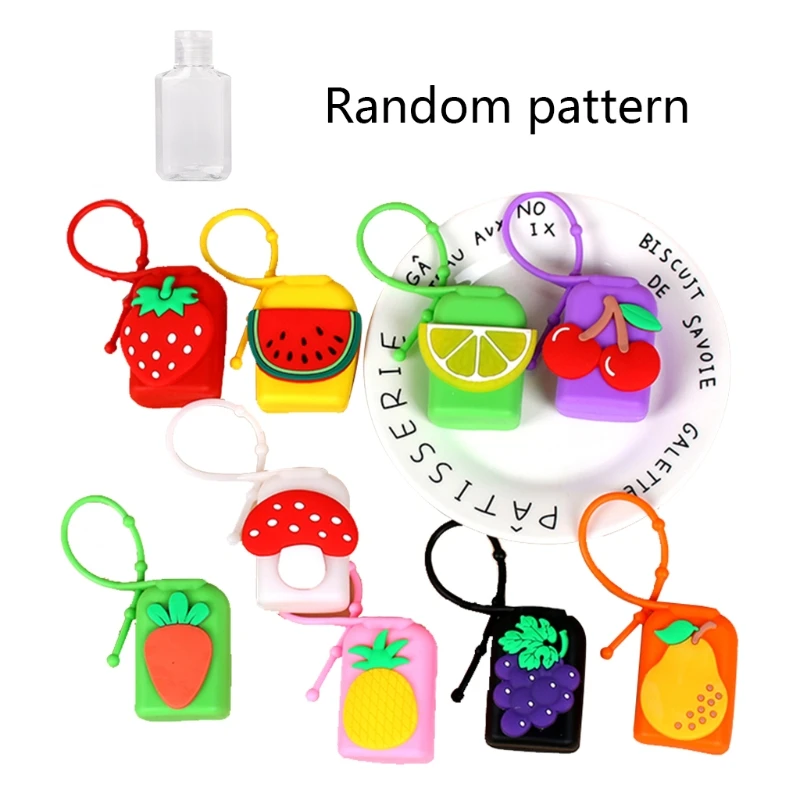 

1PCS 30ml Portable Mini Empty Disposable No Clean Detachable Cover Bottle Silicone Protective Cover Hand Sanitizer Sub Bottle