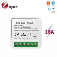 zigbee smart switch modules 16a home automation diy breaker remote control for tuya smart life app support alexa google home