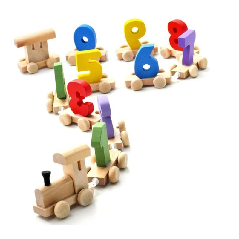 Деревянный прицеп модель игрушки транспорт автомобиль перевозчик грузовик