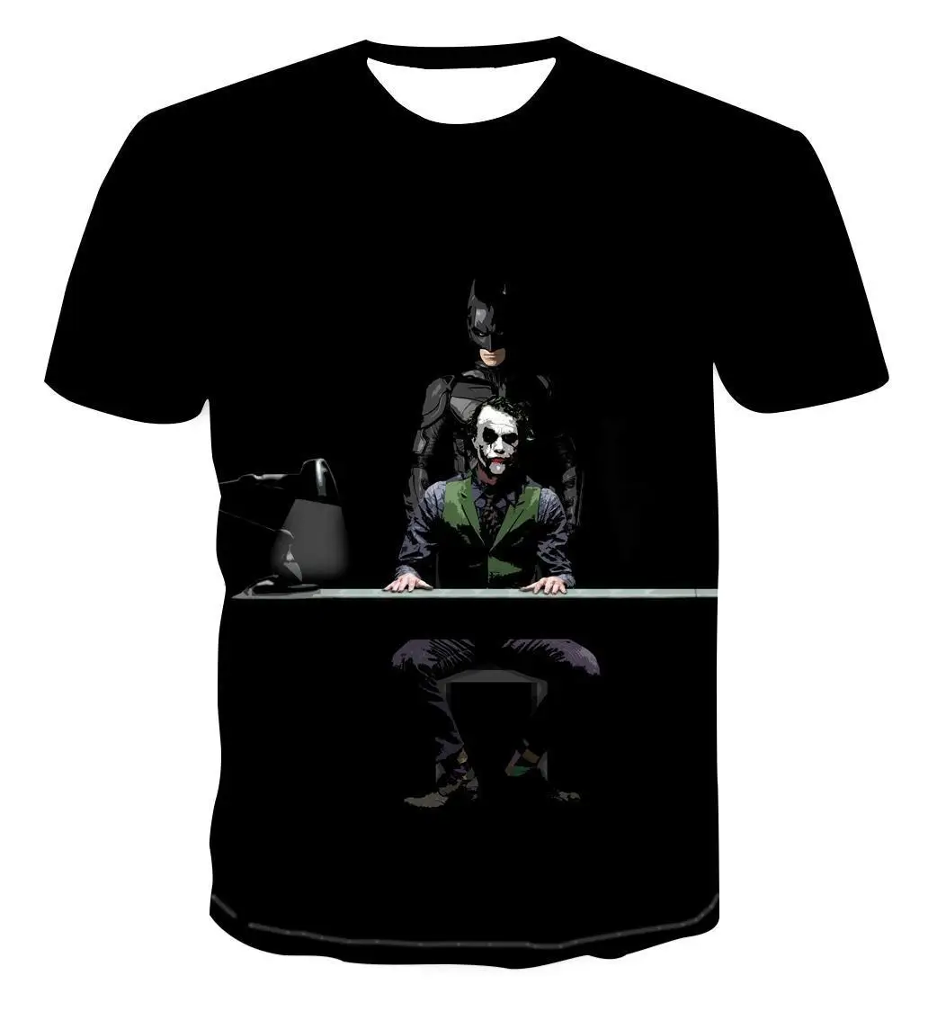 

2021 Summer Trend Fashion New The Film Theme 3D Printing Hot Sale Short-Sleeved Round Neck Men And Women Same Sports T-shirt