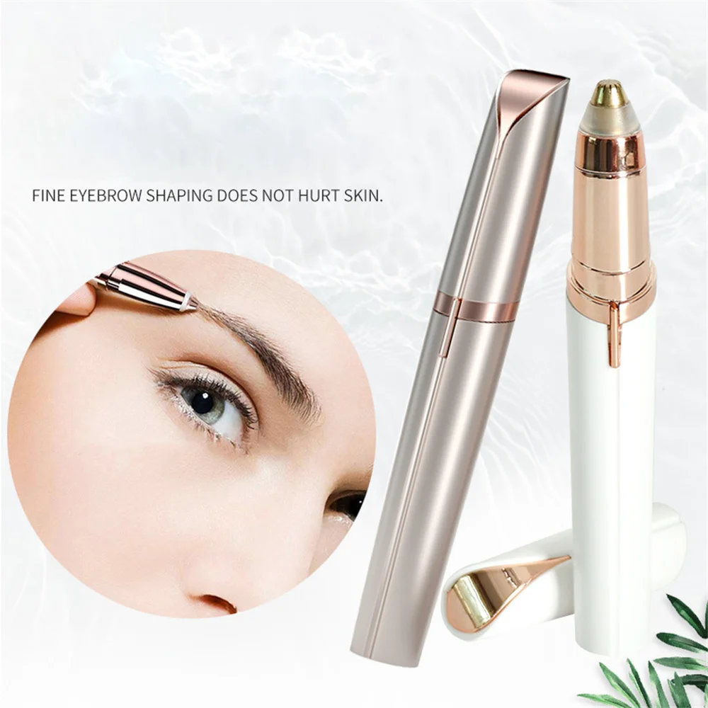 Электрический триммер для бровей безболезненный эпилятор мини-бритва