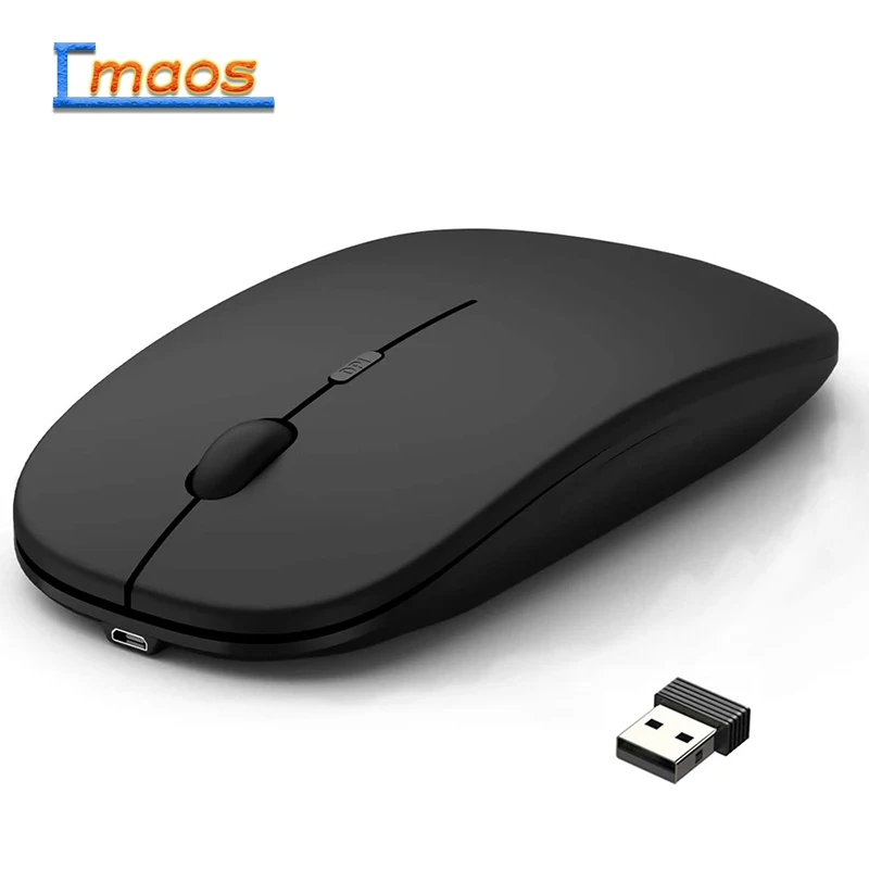 

Rechargeable 2.4g Wireless Mouse Noiseless Accessories Mause USB Mice For PC Desktop laptop