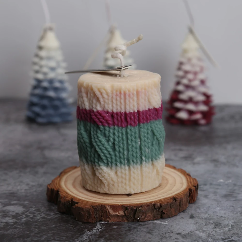 

DIY Candle Soap Making Mold Essential oils aromatherapy decoration silicone mould Handmade Gift