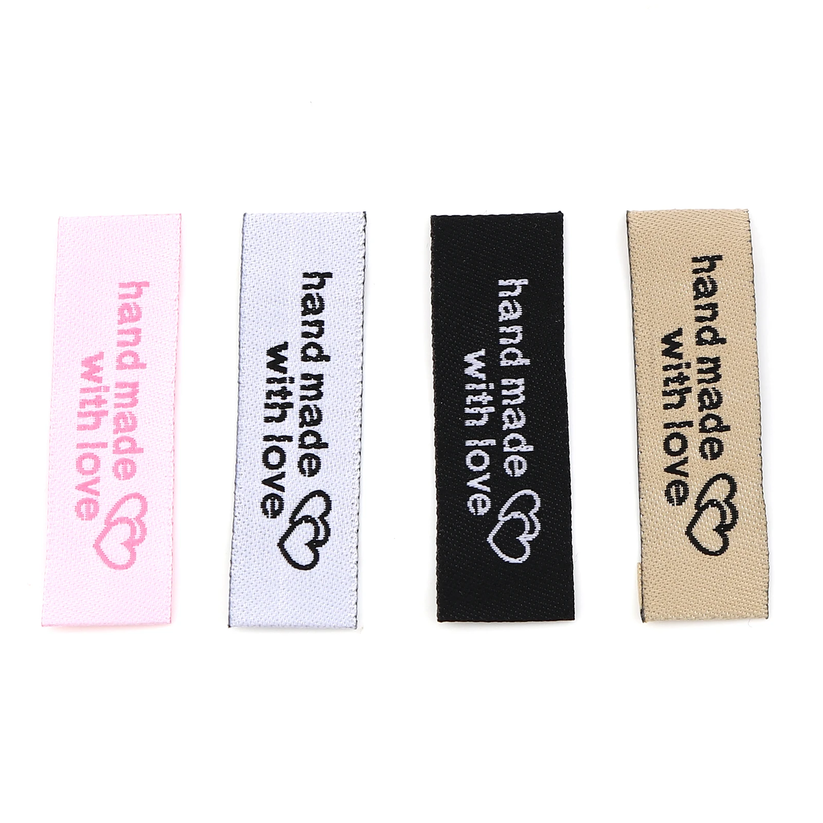 50 шт. этикетки ручной работы с вышивкой из полиэстера любимой этикеткой для