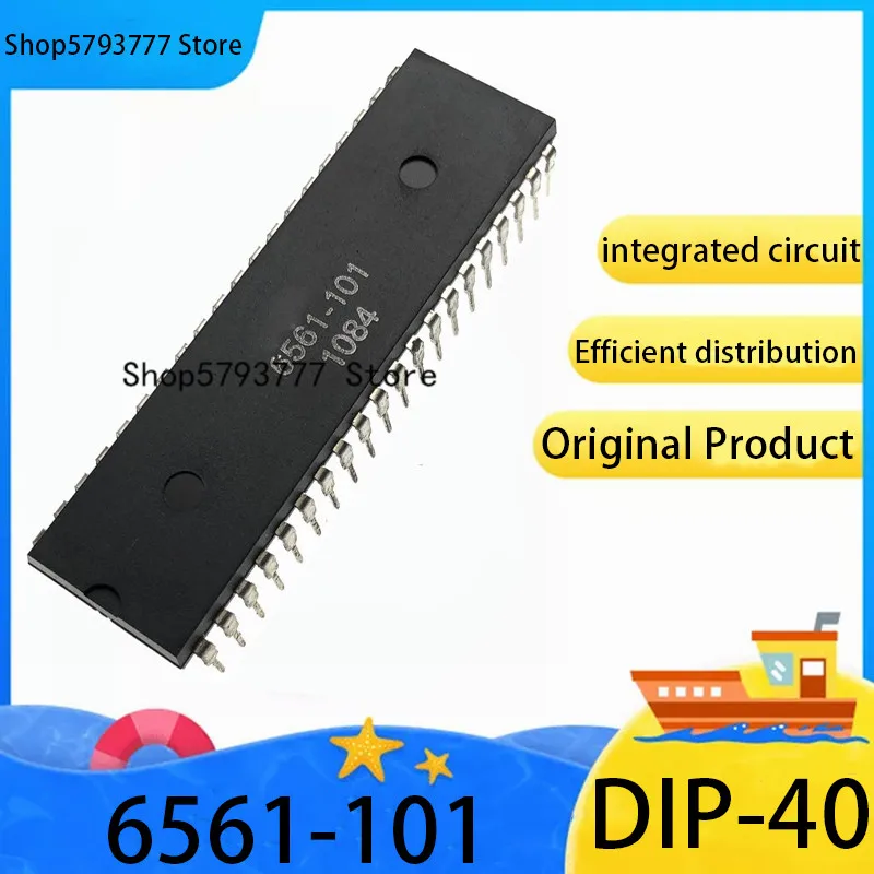 1 шт. новый оригинальный подлинный 6561-101 DIP-40 6561 DIP40 |
