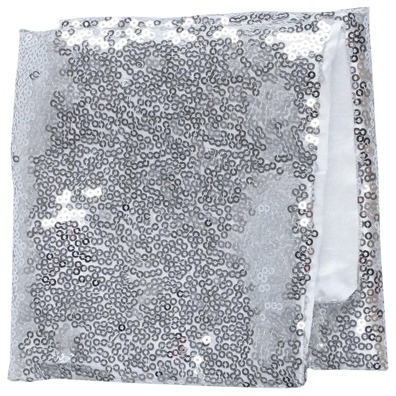 LIXF Solid color Glitter Sequins Cushion Home Decor Case (Silver) | Дом и сад